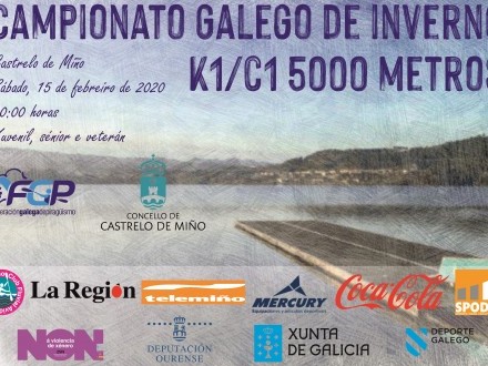 CAMPIONATO GALEGO DE INVERNO K1/C1 5000 METROS