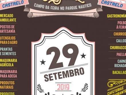 Feira en Castrelo de Mio o vindeiro 29 de setembro de 2019
