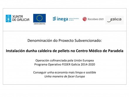 O Concello instalar un sistema de calefaccin dunha caldeira de pellets no Centro Mdico de Paradela