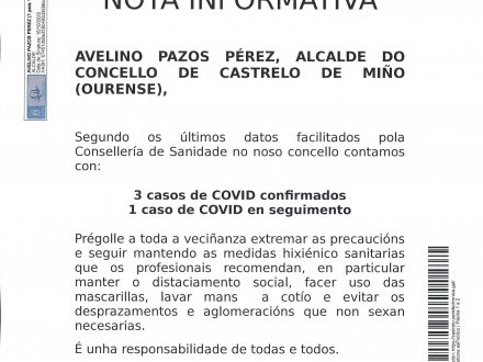 NOTA INFORMATIVA COVID-19