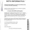 NOTA INFORMATIVA: Actualizacin datos COVID