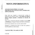 Cambio ao horario de inverno dos Puntos Limpos
